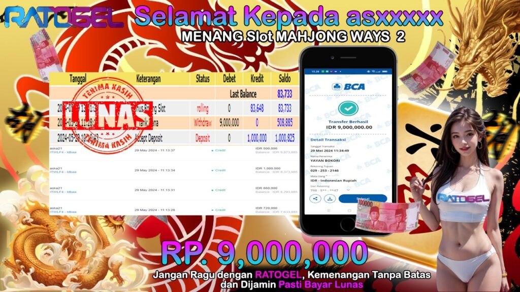 BUKTI JP SLOT DAN TOGEL TERPERCAYA DI INDONESIA TGL 29-05-2024