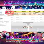 BUKTI JACKPOT SPEED BACCARAT 16 TERPERCAYA DI INDONESIA TGL 27-07-2024