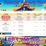 BUKTI JACKPOT SLOT MAHJONG WAYS TERPERCAYA DI INDONESIA TGL 07-08-2024